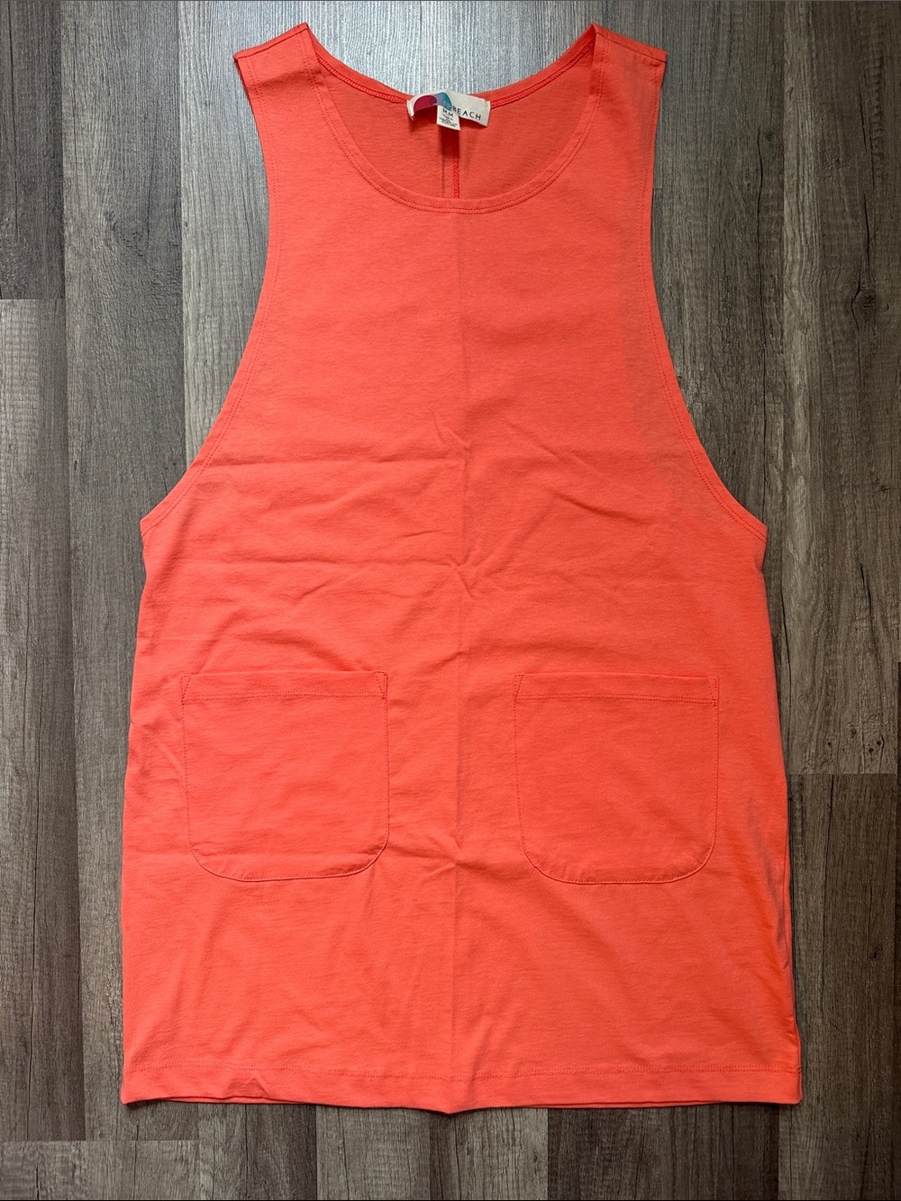 NWOT Free People Beach Coral Tank Midi Dress